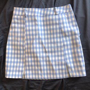 Blue plaid skirt picnic print - Brand New (s)